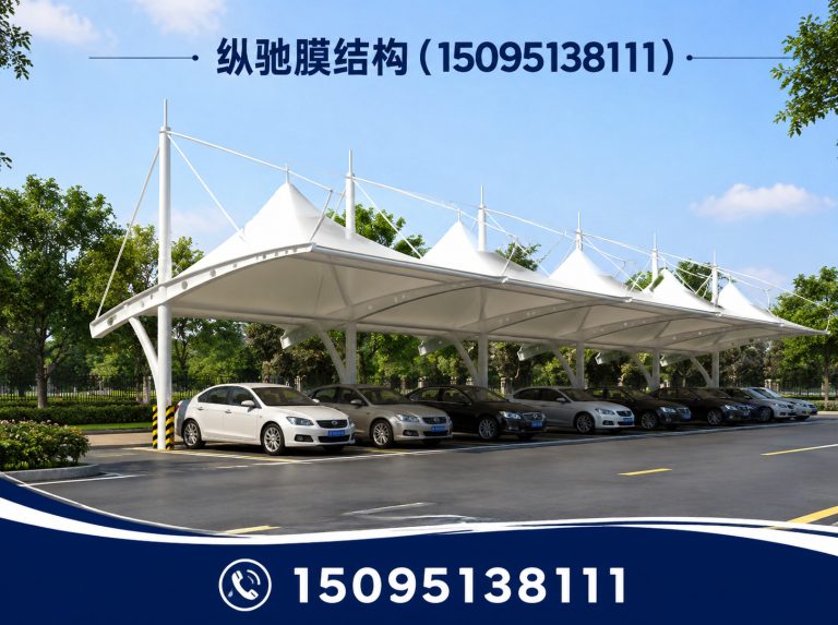 潍城区膜结构景观展示图